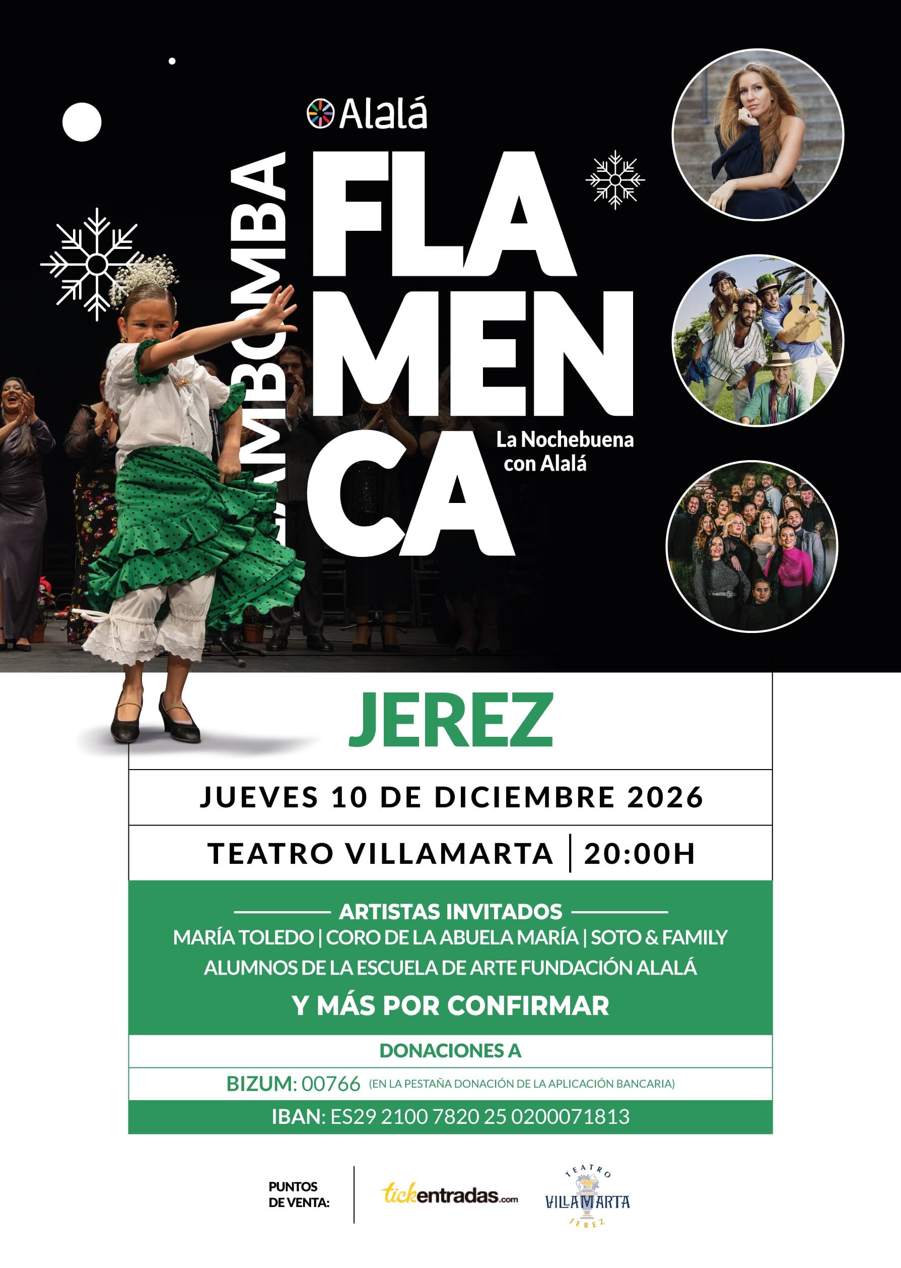 Cartel de La Zambomba de la Alegría (Fundación Alalá)